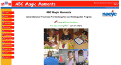 Desktop Screenshot of abcmagicmoments.com